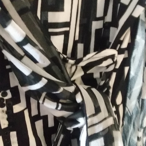 Ashley Stewart Sequins Wrap Style Top - Picture 6 of 11